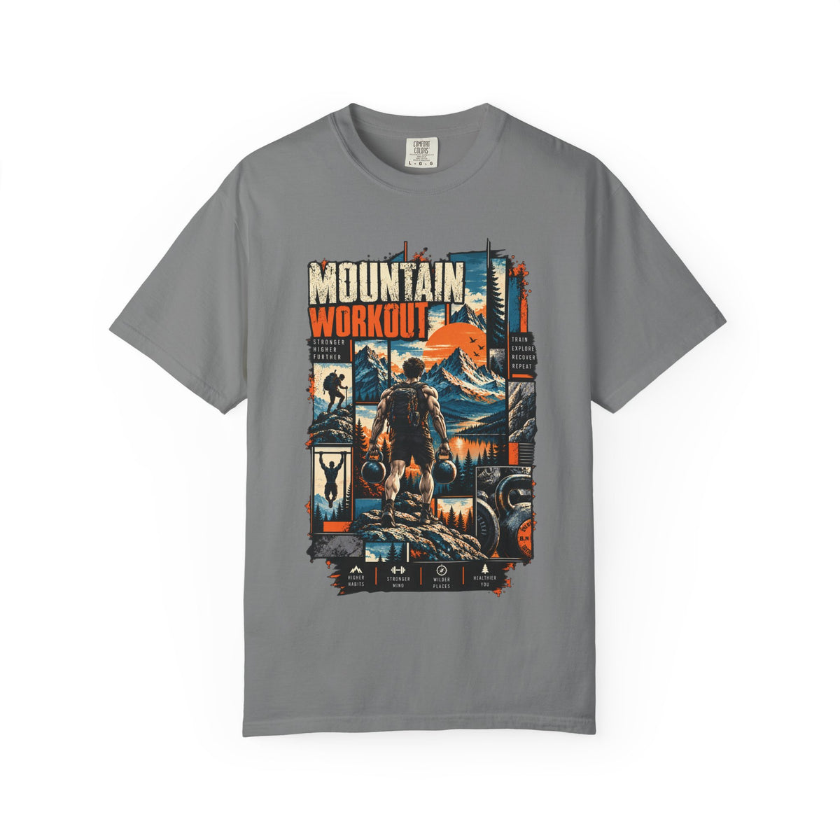 Mountain Workout Graphic T-Shirt