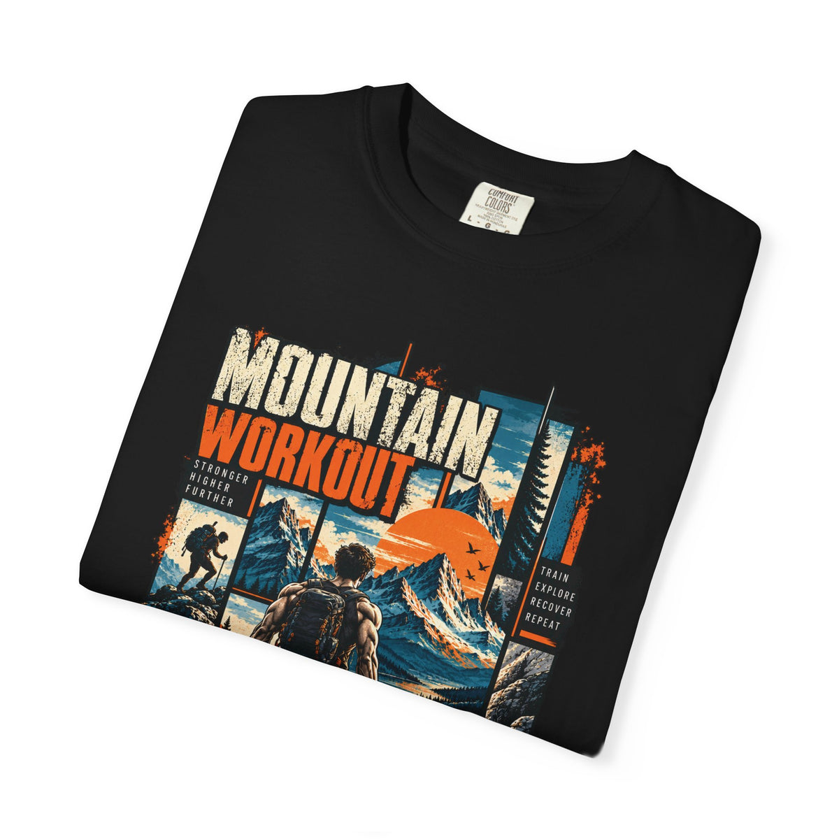 Mountain Workout Graphic T-Shirt