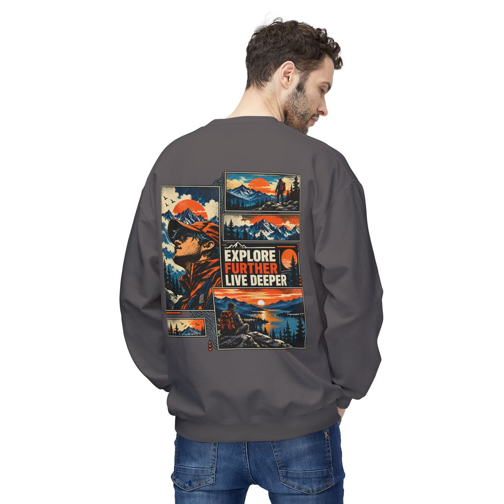 Explore Further Live Deeper Adventure Sweatshirt