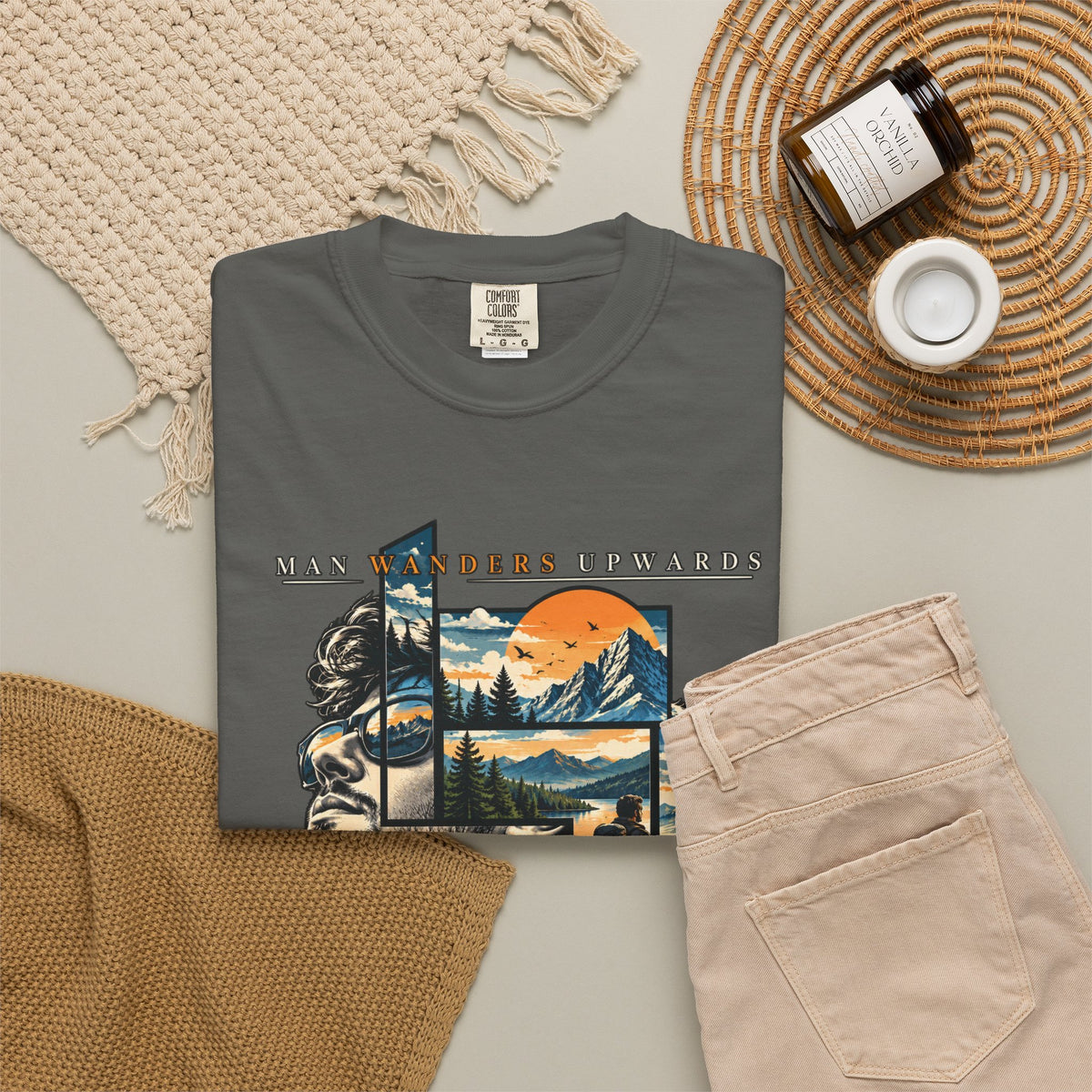 Mountain Adventure Collage T-Shirt