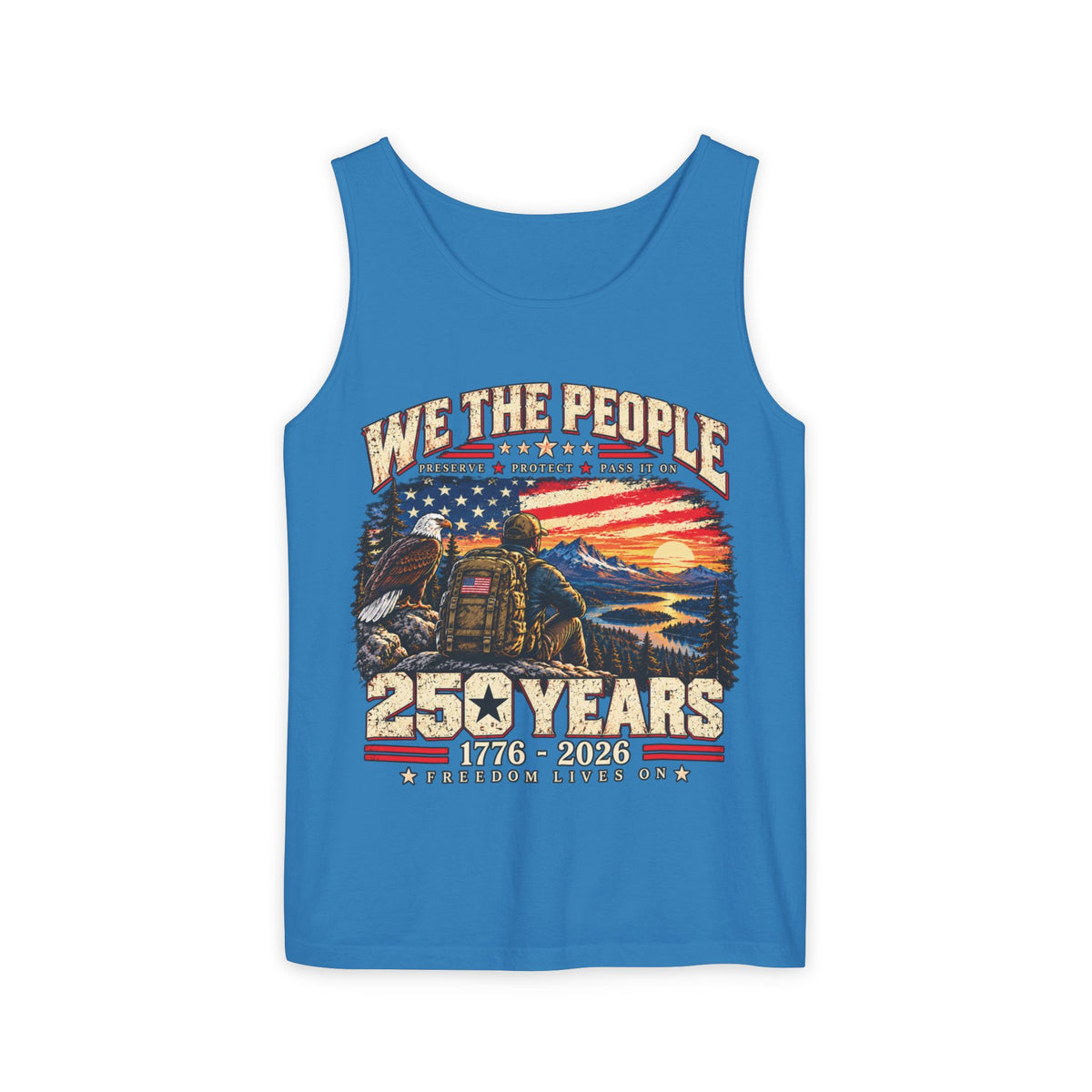 We the People 250 Years American Independence Tank Top