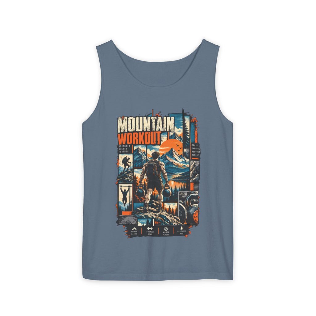 Mountain Workout Graphic Tank Top