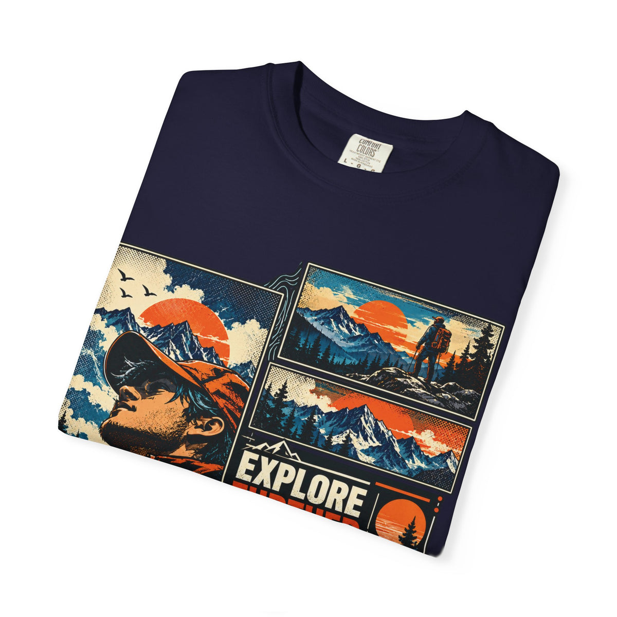 Explore Further Live Deeper Adventure Graphic T-Shirt