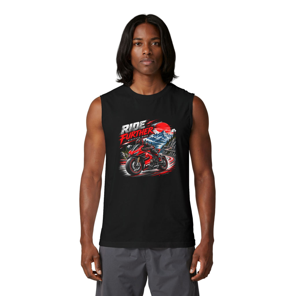 Ride Further Motorcycle Muscle Tank