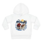 Toddler Hoodie - Santa Sleigh Winter Scene Pullover Christmas Special