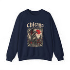 Chicago Gothic Skull Crewneck Sweatshirt