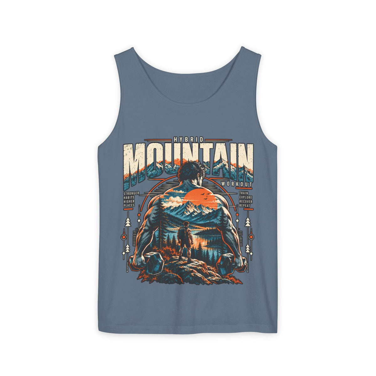 Mountain Bear Graphic Tank Top