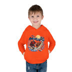 Toddler Hoodie - Santa Sleigh Winter Scene Pullover Christmas Special