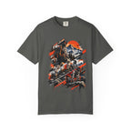 Samurai Warrior Mountain Sunset Graphic T-Shirt