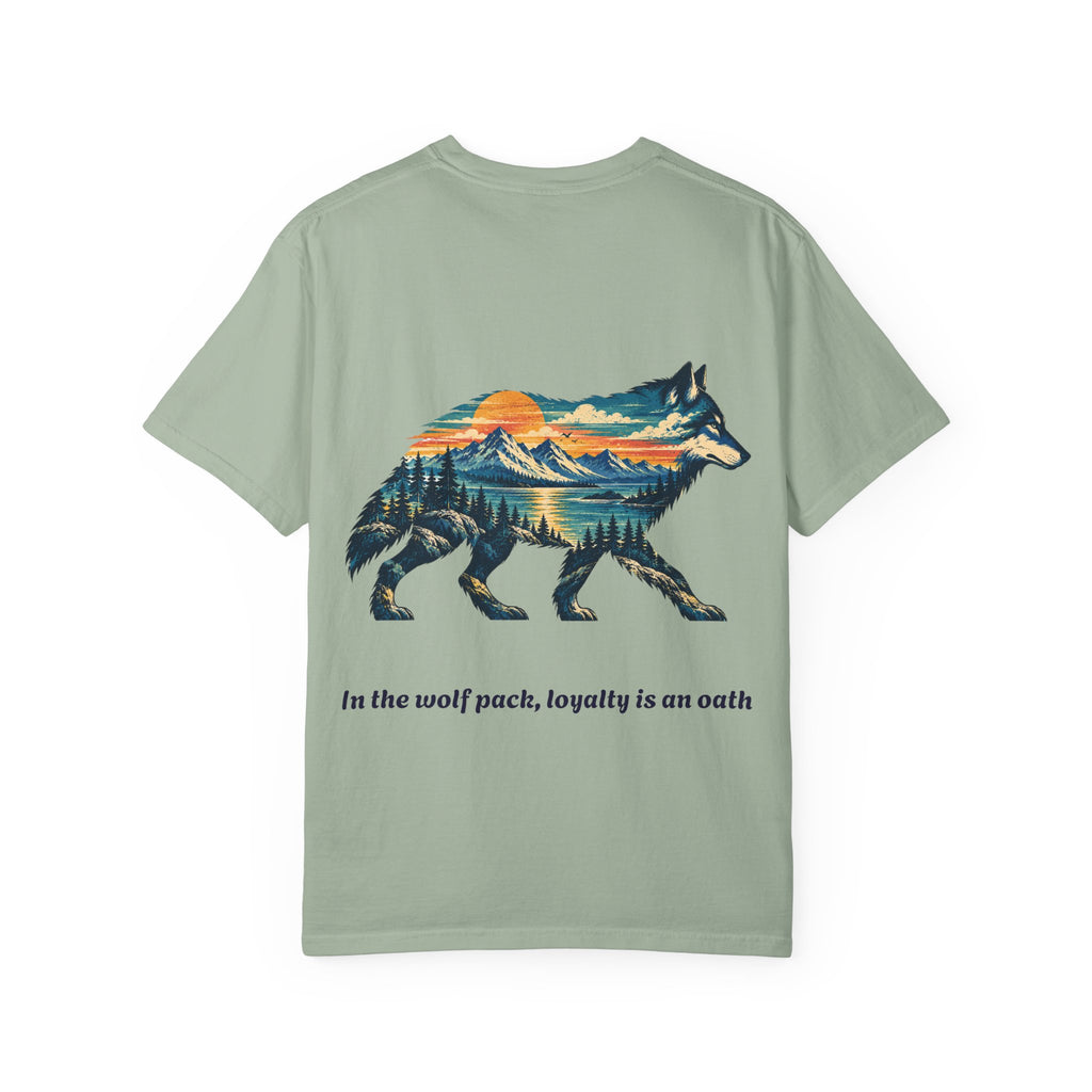 In the Wolf Pack, Loyalty Is Our Oath Mountain Wolf T-Shirt