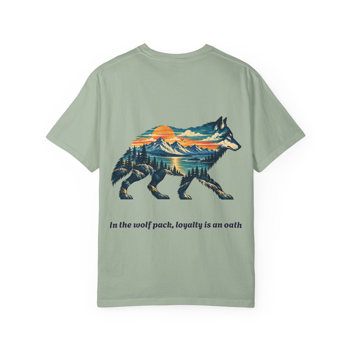 In the Wolf Pack, Loyalty Is Our Oath Mountain Wolf T-Shirt