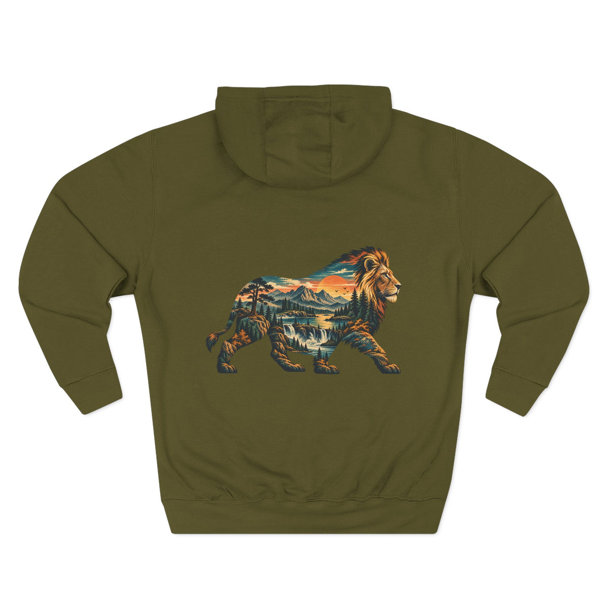 Lion Graphic Hoodie – “It’s Better to Be a Lion” Inspirational Pullover