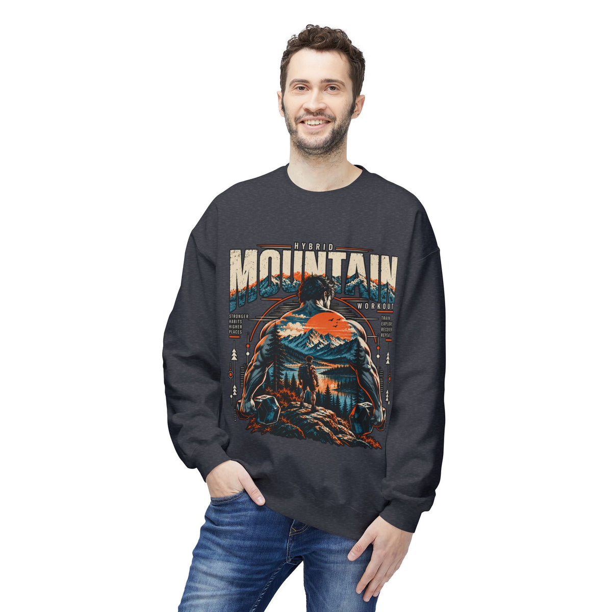 Mountain Adventure Graphic Sweatshirt