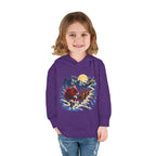 Toddler Hoodie - Santa Sleigh Winter Scene Pullover Christmas Special