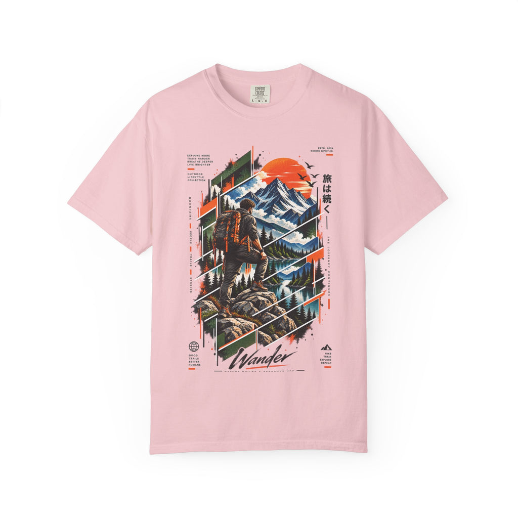Wanderer Mountain Adventure Graphic T-Shirt