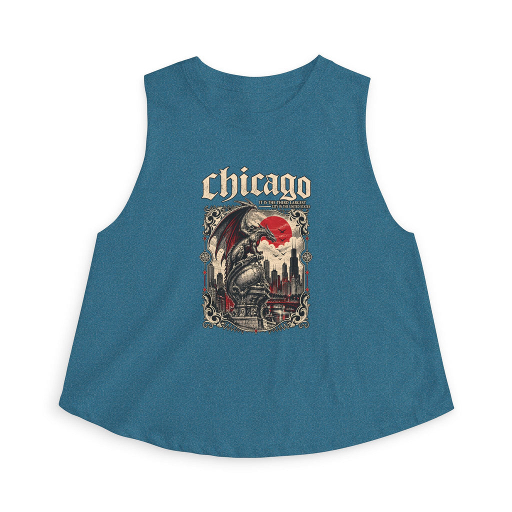 Women's Chicago Gothic Graphic Crop Top