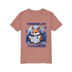 Youth Tee — Wanderlust Explorer Fox Map Travel Shirt