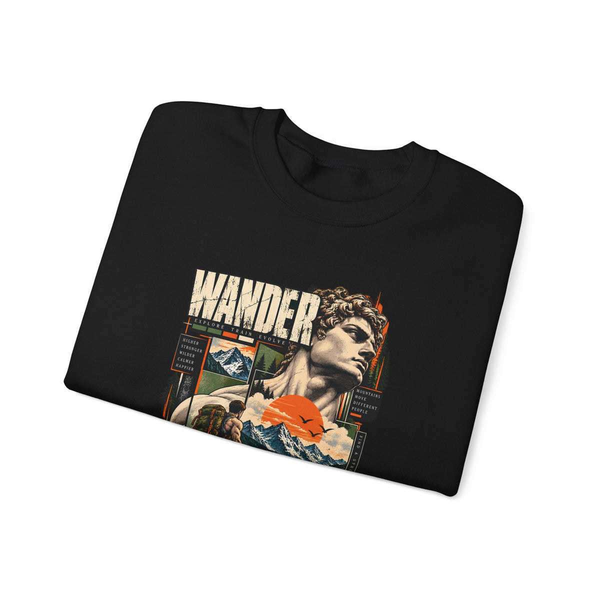 Wander Mountain Adventure Crewneck Sweatshirt