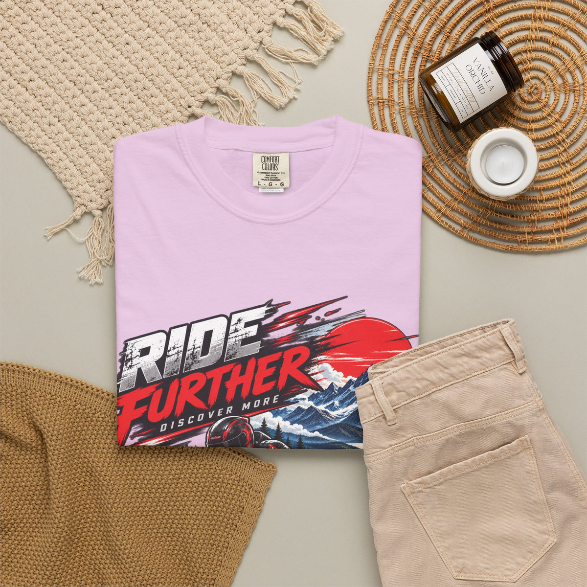 Ride Further Motorcycle Adventure T-Shirt