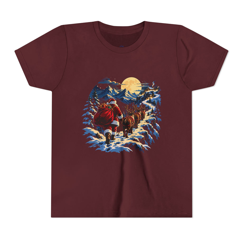 Youth Mountain Horseback Riding Adventure T-Shirt Christmas Special