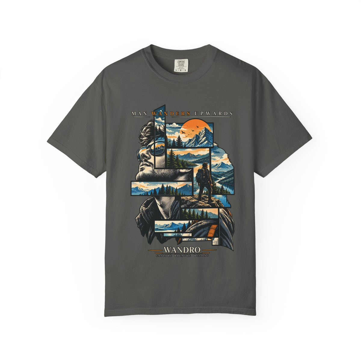 Mountain Adventure Collage T-Shirt