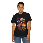 Patriotic Bald Eagle American Flag T-Shirt