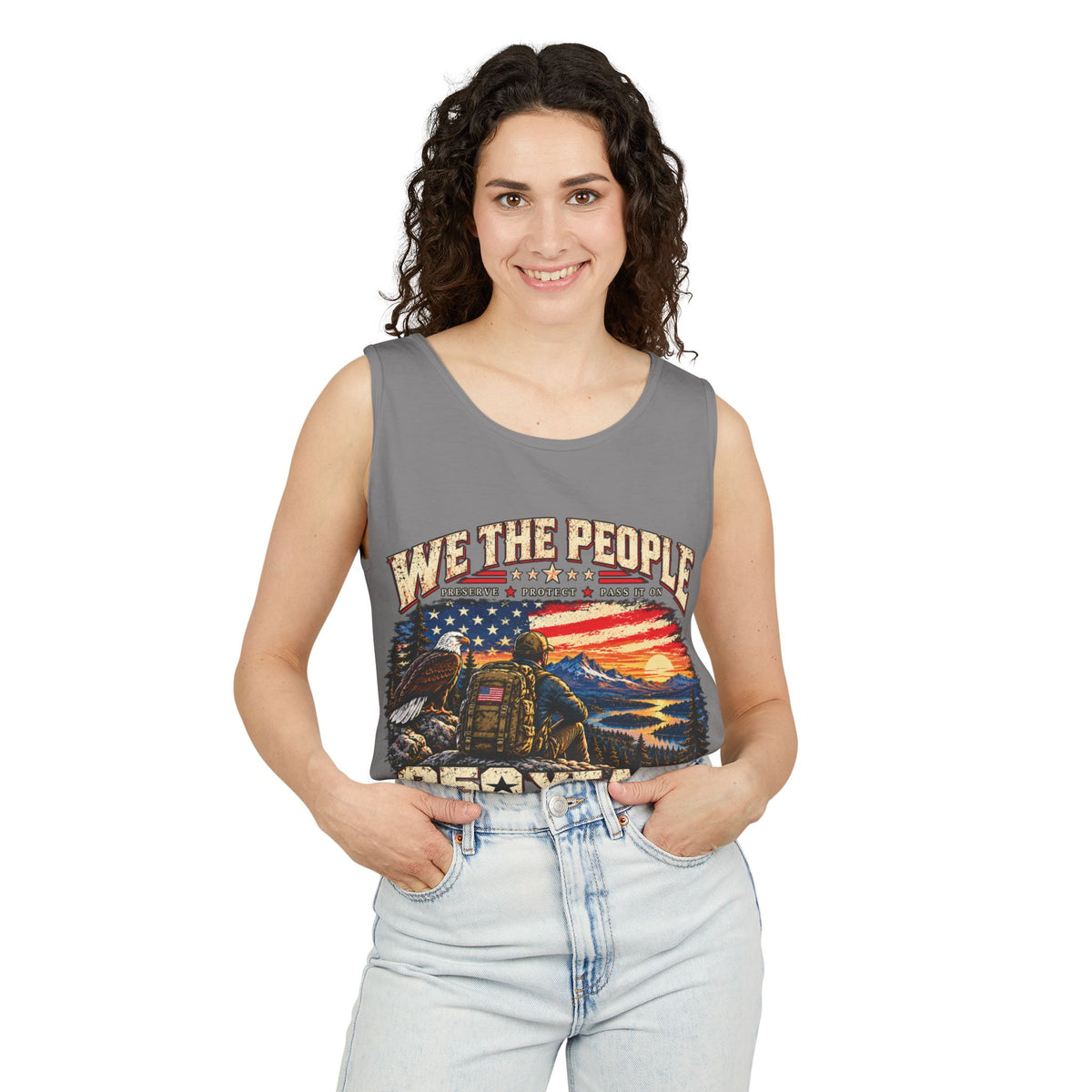 We the People 250 Years American Independence Tank Top