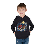 Toddler Hoodie - Santa Sleigh Winter Scene Pullover Christmas Special