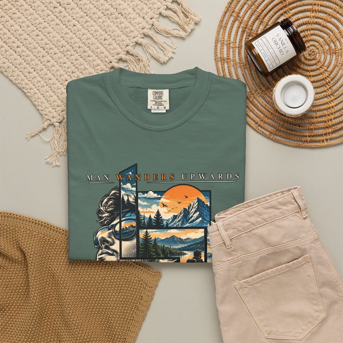 Mountain Adventure Collage T-Shirt
