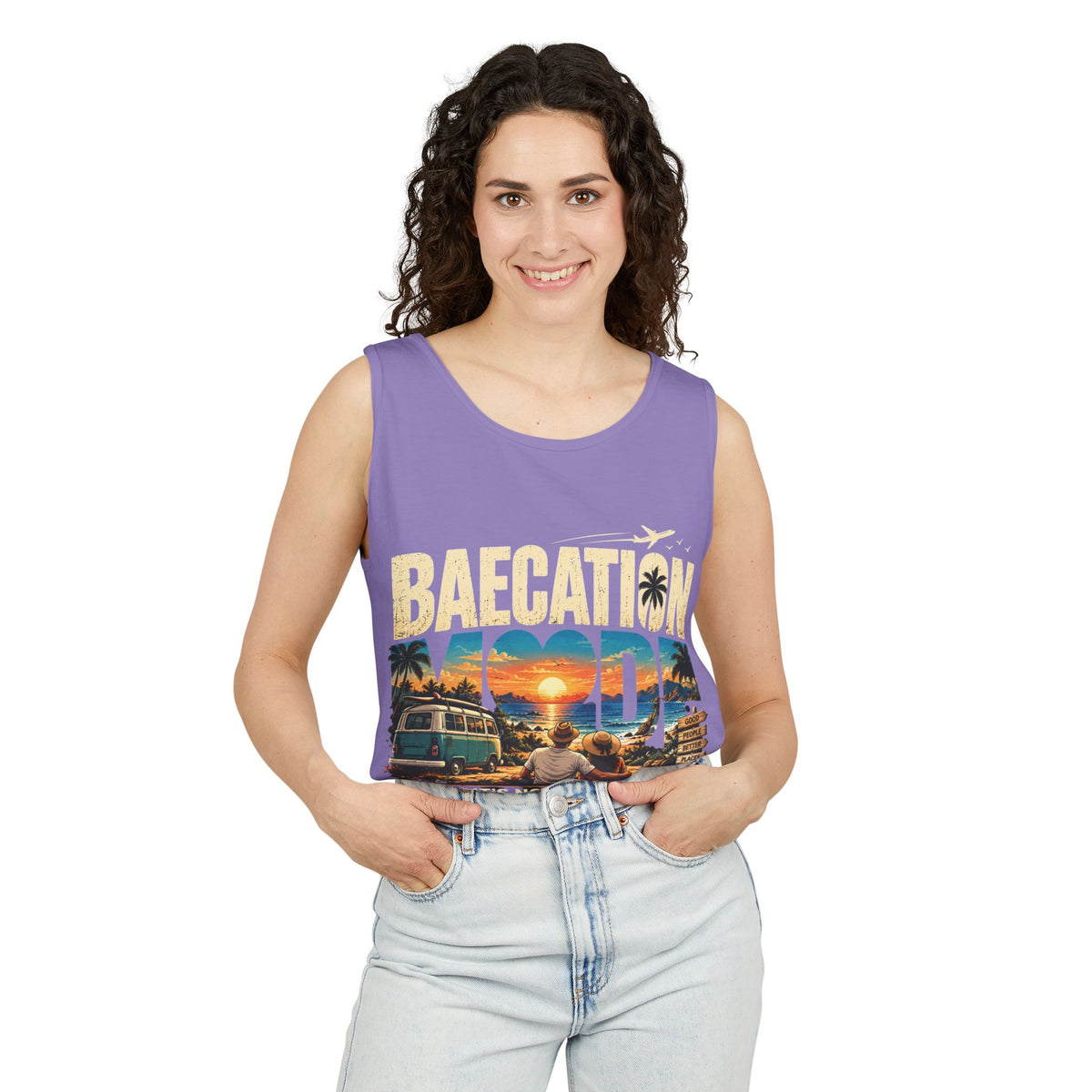 Baecation “It’s the Journey” Tropical Vacation Tank Top