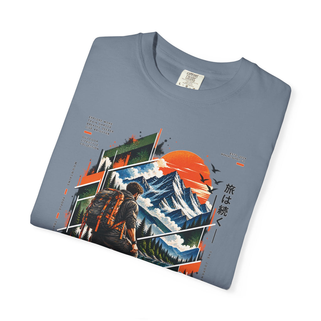 Wanderer Mountain Adventure Graphic T-Shirt