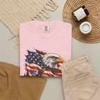 Patriotic Bald Eagle American Flag T-Shirt
