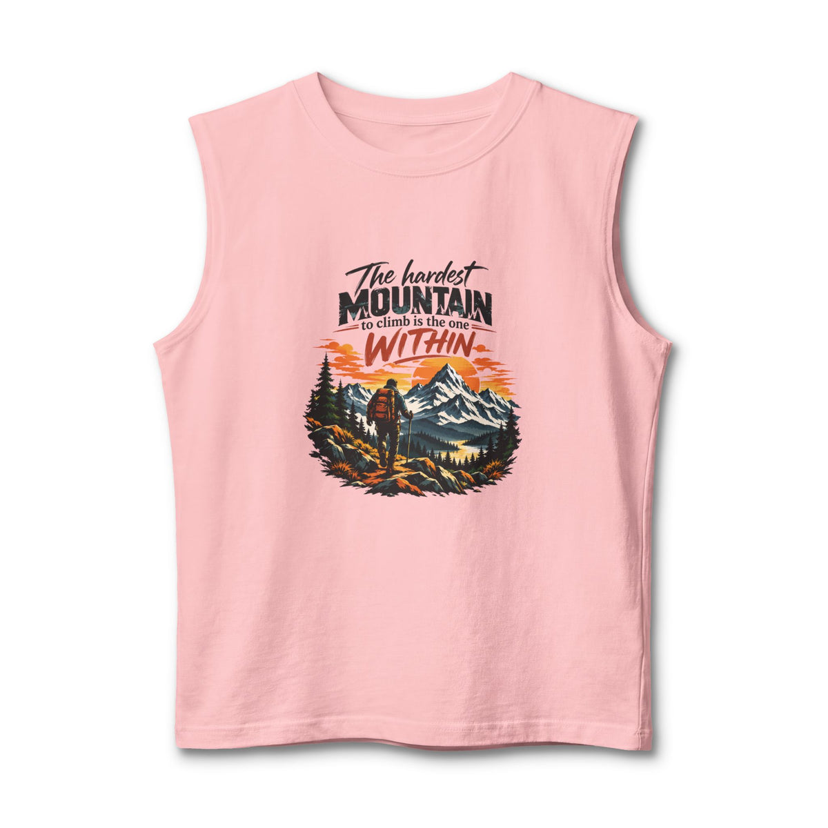 The Hardest Mountain Is the One Within Muscle Tank