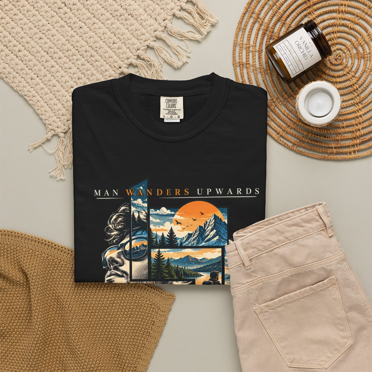 Mountain Adventure Collage T-Shirt