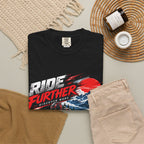 Ride Further Motorcycle Adventure T-Shirt