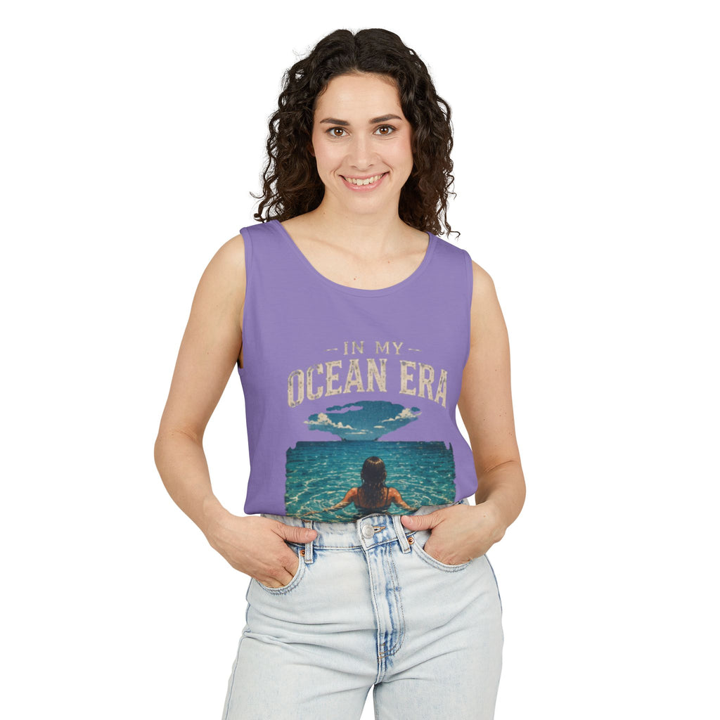 Ocean Era Tank Top — "In My Ocean Era" Beach Vibes Swim Graphic Tank