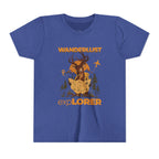 Wanderlust Explorer Youth Tee — Deer Map Adventure Kids T‑Shirt