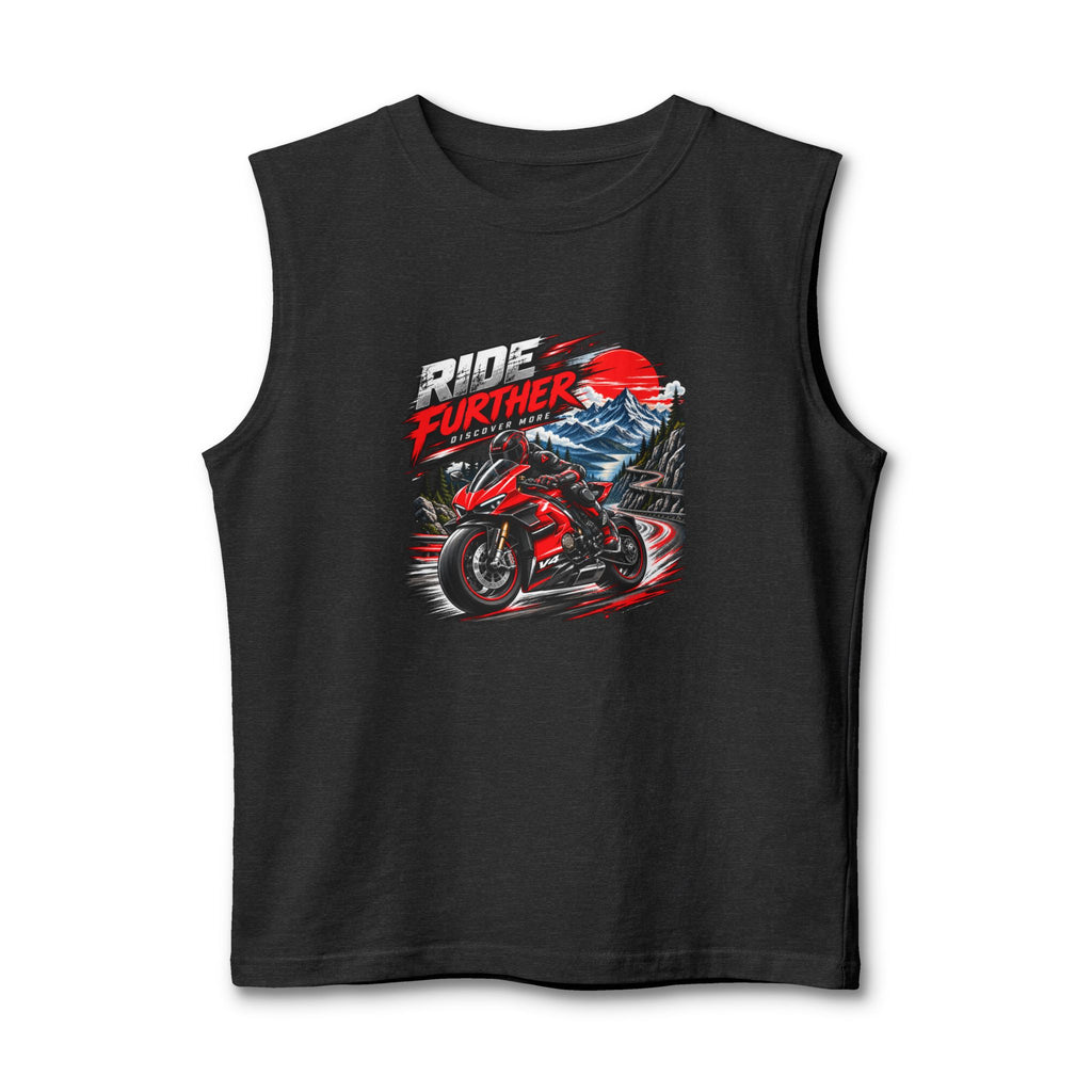 Ride Further Motorcycle Muscle Tank