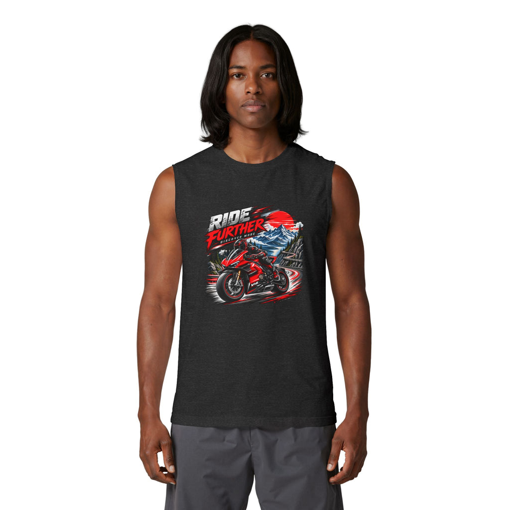 Ride Further Motorcycle Muscle Tank