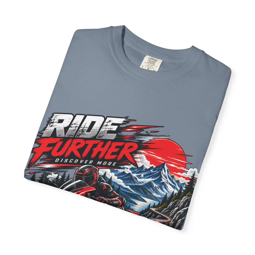 Ride Further Motorcycle Adventure T-Shirt
