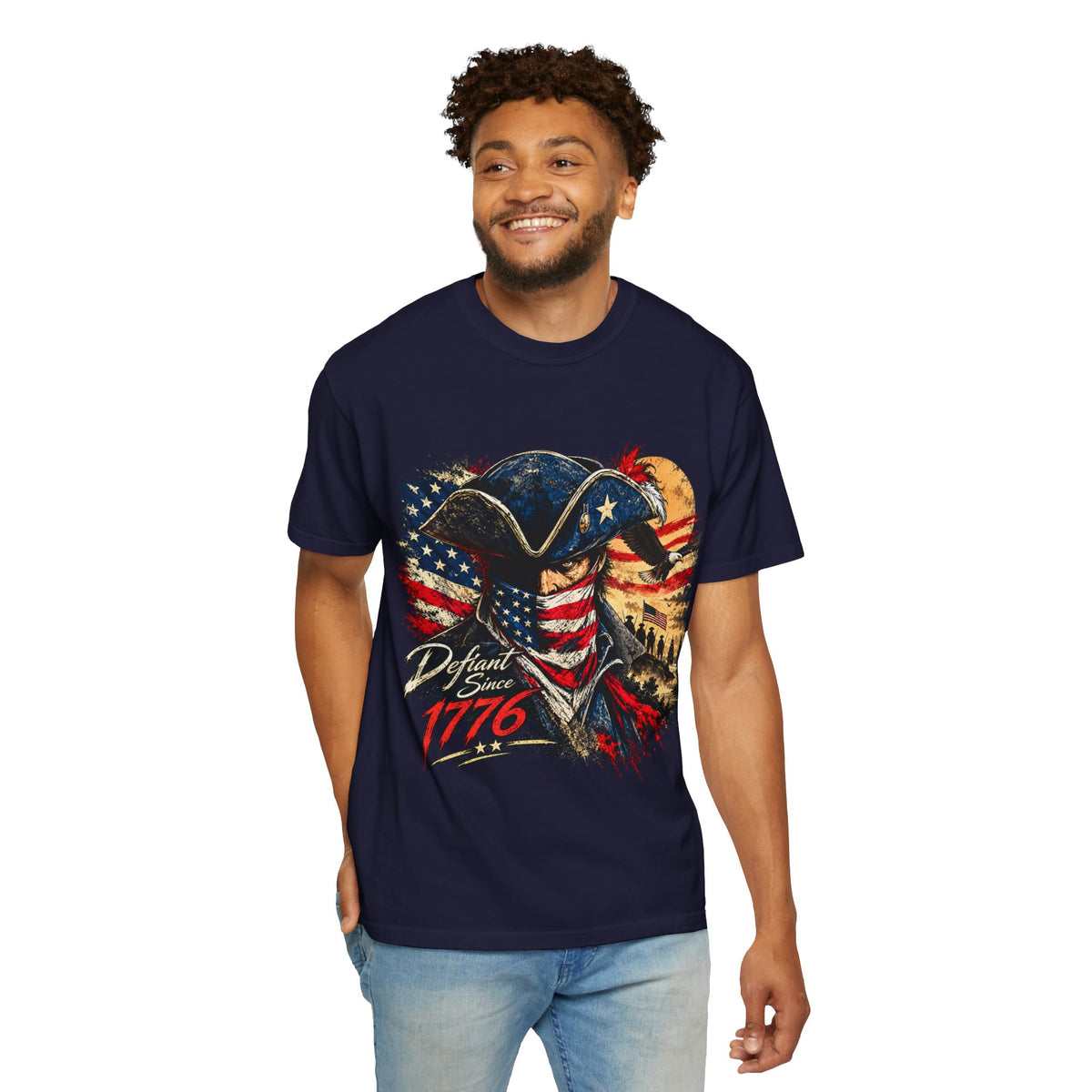1776 American Revolution Patriotic Graphic T-Shirt