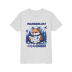Youth Tee — Wanderlust Explorer Fox Map Travel Shirt