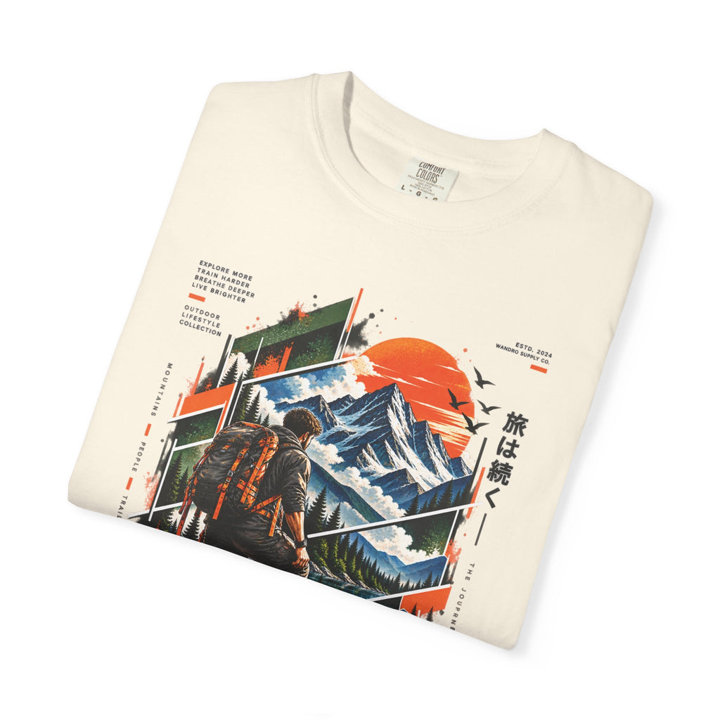Wanderer Mountain Adventure Graphic T-Shirt