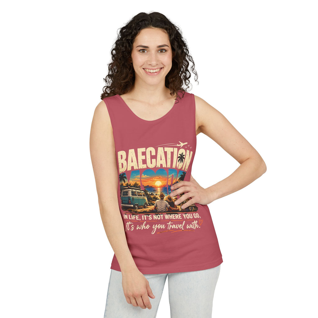 Baecation “It’s the Journey” Tropical Vacation Tank Top
