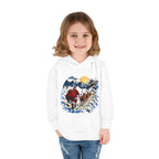 Toddler Hoodie - Santa Sleigh Winter Scene Pullover Christmas Special