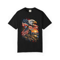 Patriotic Bald Eagle American Flag T-Shirt