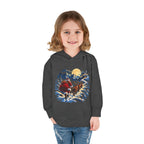 Toddler Hoodie - Santa Sleigh Winter Scene Pullover Christmas Special