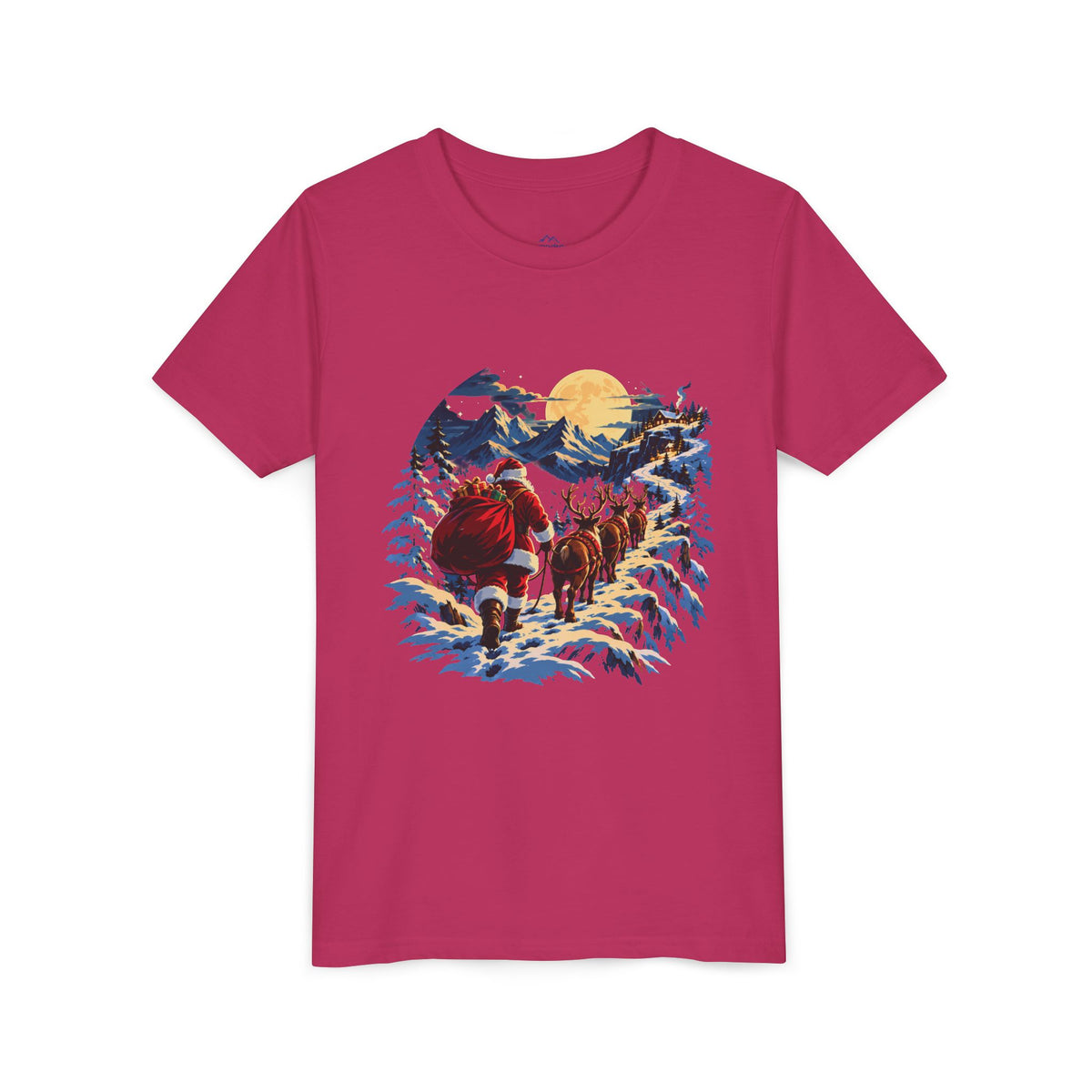 Youth Mountain Horseback Riding Adventure T-Shirt Christmas Special