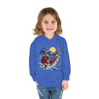 Toddler Hoodie - Santa Sleigh Winter Scene Pullover Christmas Special