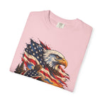 Patriotic Bald Eagle American Flag T-Shirt